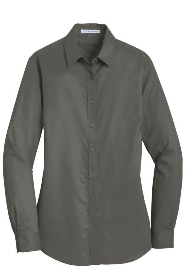 L663 Port Authority Women's SuperPro Twill - Button Down Dress Shirts - Image 3